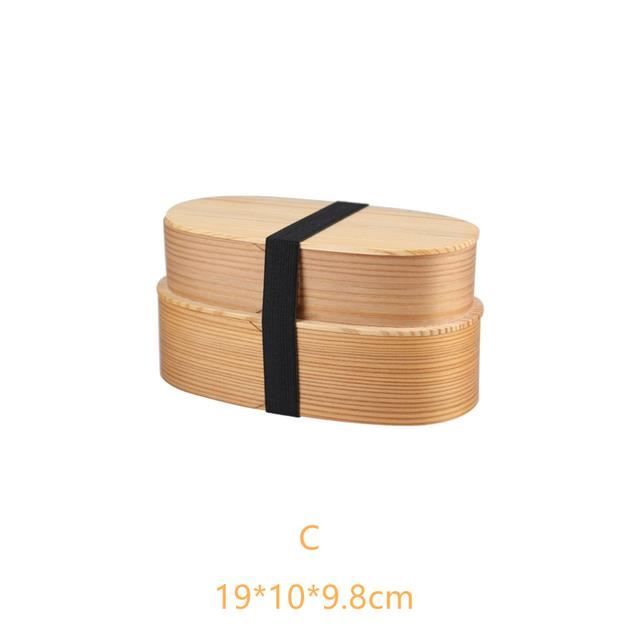 Boîte à Bento En Bois - Collaboration One Piece × Chorus Japon (Vintage)