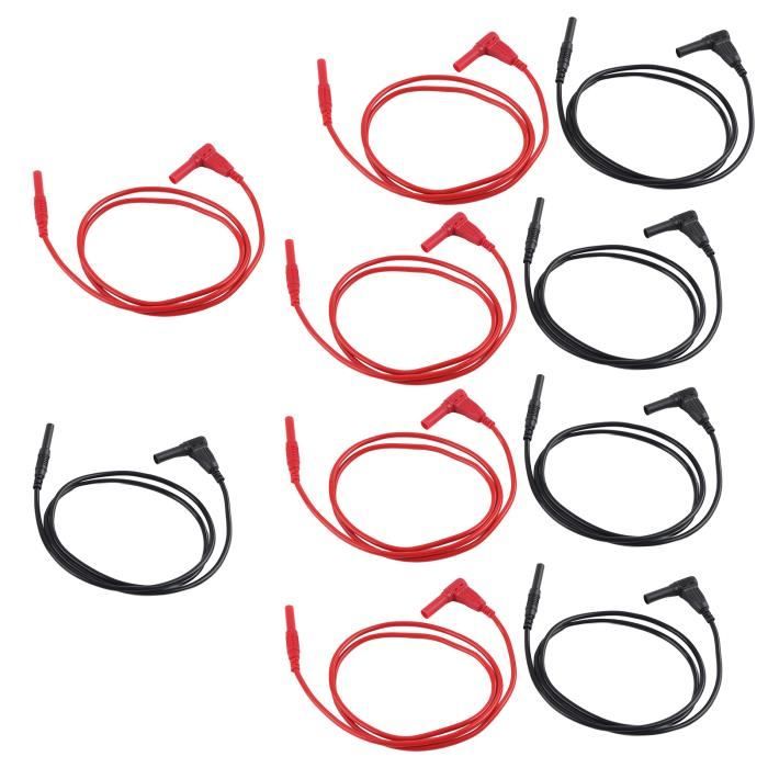 Câbles De Test Avec Fiches Banane 4 Mm - Double Extrémité, Pour Multimètre, électronique