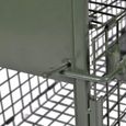 Attrape à animaux Cage piège pour animaux 80 x 25 x 25 cm (L x l x H) chats chiens lapins avec 1 porte  Piège de capture-1