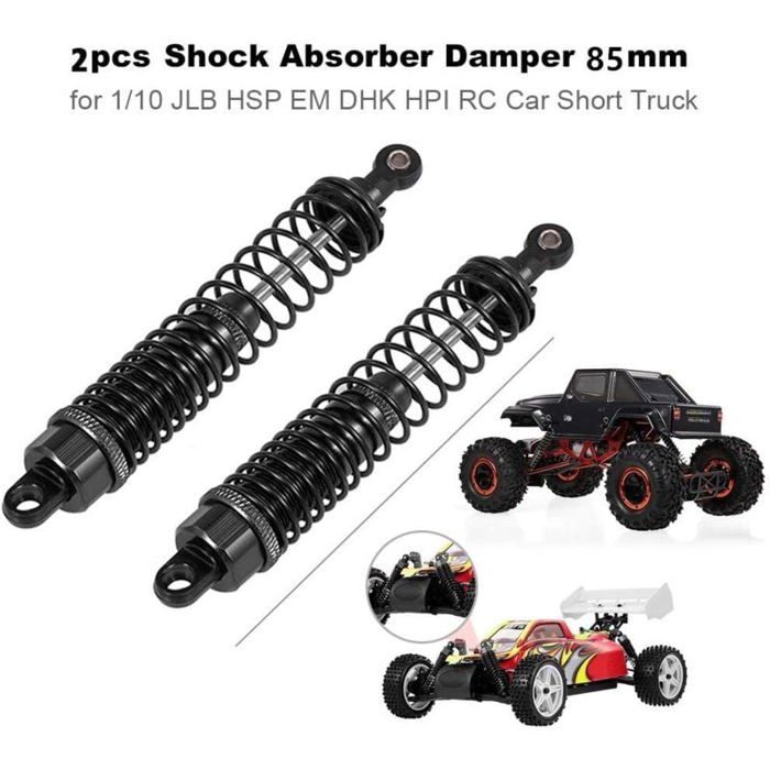 4 Amortisseurs RC à Ressorts Haute Résistance – Alu CNC Pour Axial SCX10 D90 TRX-4 – Réduction Des Vibrations