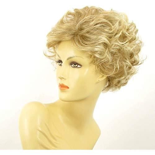Perruque Femme Courte Blonde Méché Très Clair - YASMINE 15t613 - Synthétique