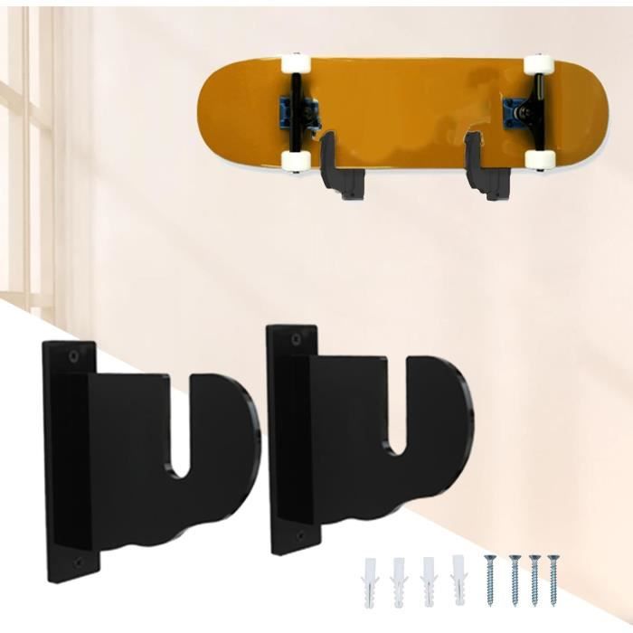 YEENUO Planche à roulettes à 2 roues pivotantes 34 X 8 - avec plaques de pont amovibles et planche de roulette de planche antidérapante Skateboard
