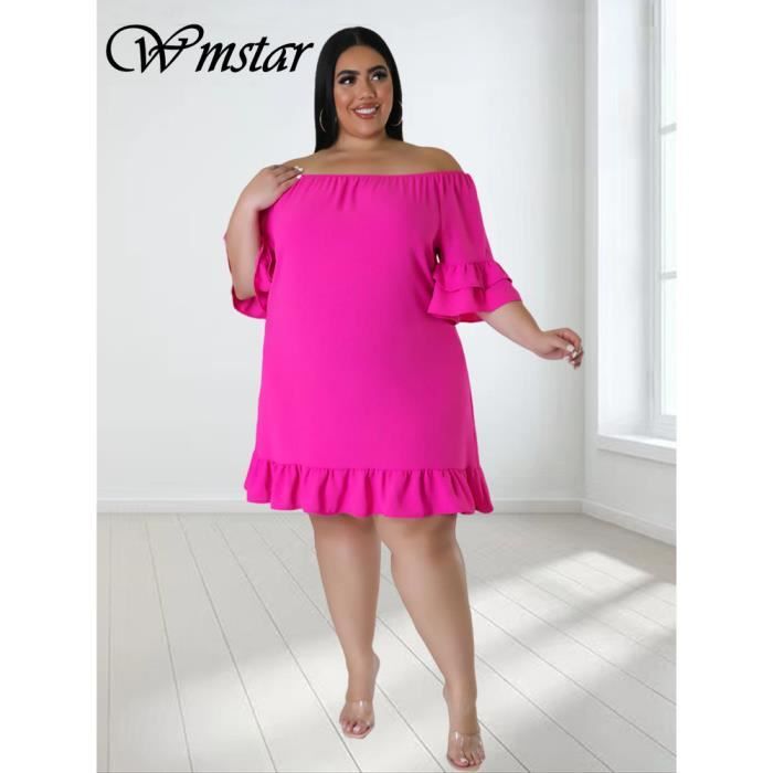 Robe de soirée online mi longue grande taille