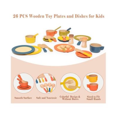 Arkyomi Cuisine Enfant Jouet 20 Pièces Accessoire Cuisine Enfant Ki De Cuisine Jouet Avec Plaque A Induction Casserole Amz