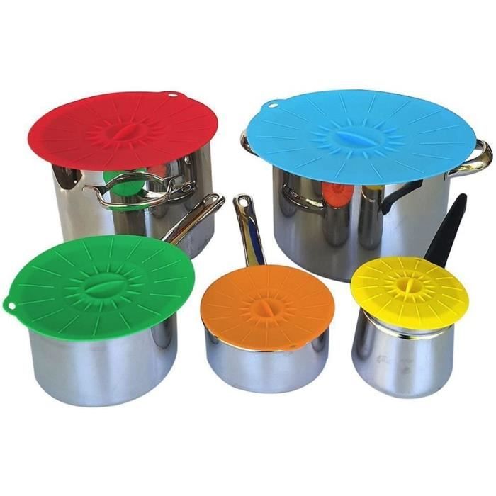 Joints En Silicone Pour Bocaux - Lot De 6, Diamètre 9.5 Cm, étanchéité Parfaite Pour Conserves Et Confitures