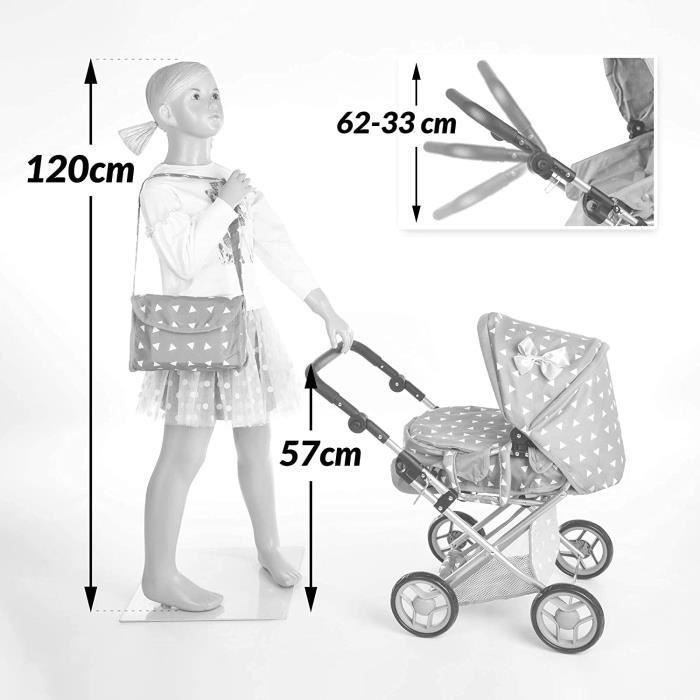 Poussette Poupée Baby Born Poussette Poupée Kinderplay Landau