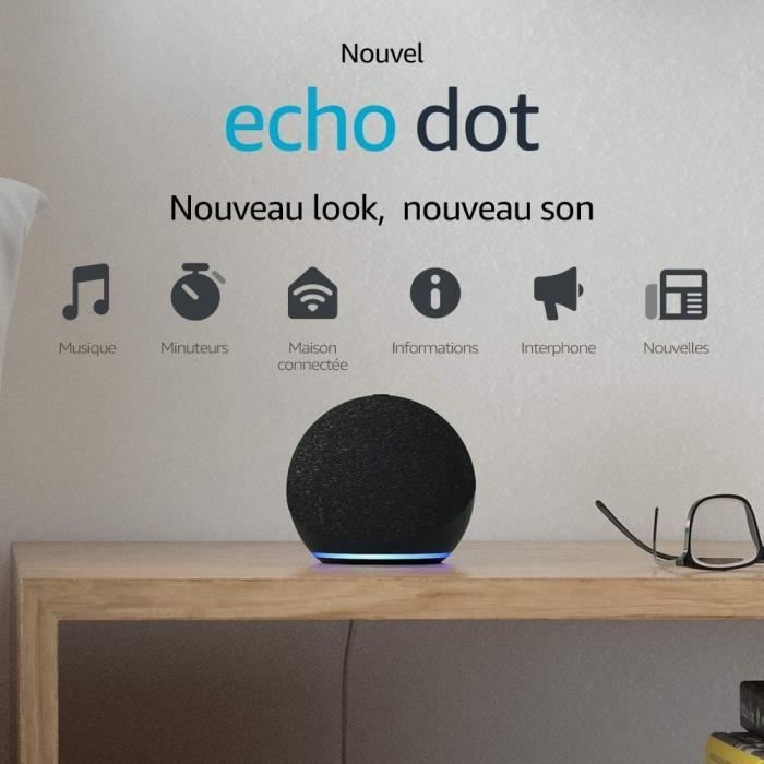 enceinte connectée amazon echo dot test Enceinte connectée Amazon Echo Dot (4e génération