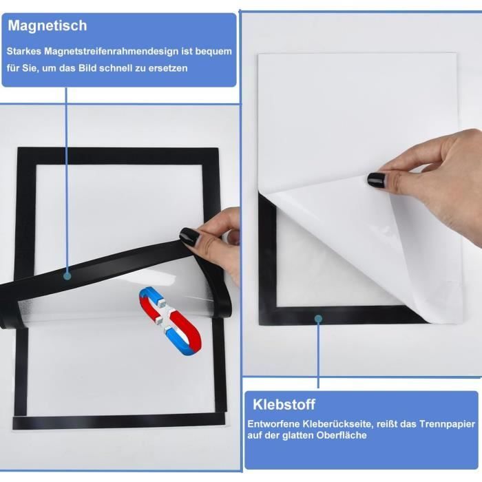 OBANGONG Lot De 6 Cadres Magnétiques Pour Peinture Diamant