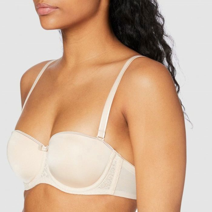 Soutien-gorge Triumph BeeDees New Day - Taille 36E, Couleur Beige - Neuf Avec étiquettes