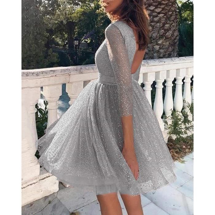 Robe tulle mi longue 2025