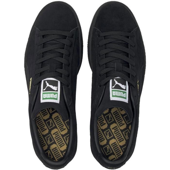 Puma suede noir et marron store
