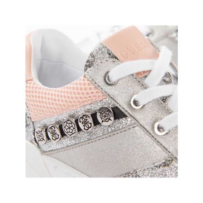 Basket guess femme argenté sales