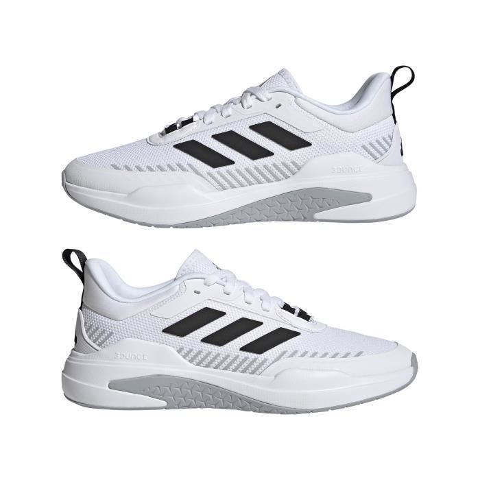 Chaussures de running adidas Trainer V Blanc Noir Argent Homme Regulier Running