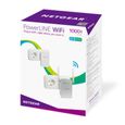 NETGEAR  Pack de 2 Adaptateurs CPL Gigabit 1000 + Wifi  PLW1000-100PES-3
