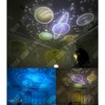 TD® veilleuse projecteur enfant bebe lumineuse plafond etoiles planetes projection fille gargon Led de nuit automatique eclairage-3