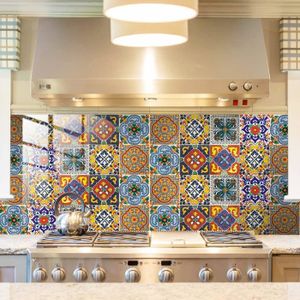 Lot De 6 Autocollants Muraux Imperméables Pour Salle De Bain Ou Cuisine - Motifs Mots - Vinyle - Fabriqué Au Royaume-Uni