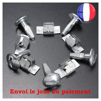 Kit 5 Vis Et Clips Cache-Moteur Peugeot Citroën - 23x16 Mm, Alliage Alu