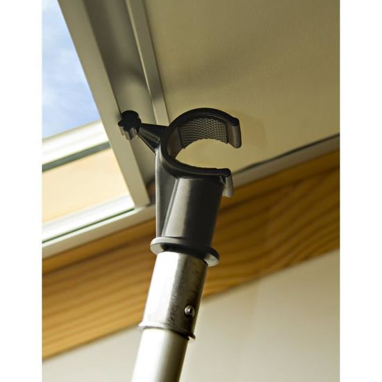 Winhux Canne Telescopique Concu Pour Controler Les Lucarnes Velux Les Fenetres De Toit Et Stores De 1 2 2 0m Argente Achat Vente Store De Fenetre Cdiscount