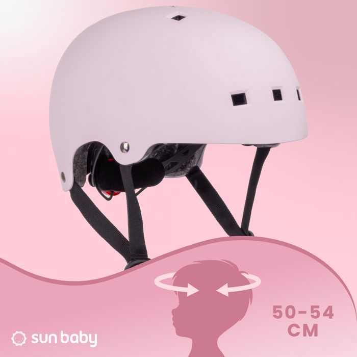 Casque Vélo Enfant Réglable 52-56 Cm - Intégrable, Respirant, Avec LED, Léger (380g) - 7