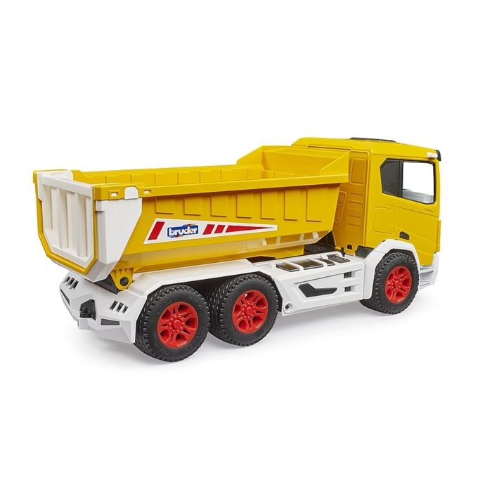 Bruder 03470 Camion Benne ROADMAX – 1/16, Benne Basculante, Pneus Profilés, ABS Solide – Véhicule Chantier – Dès 2 Ans