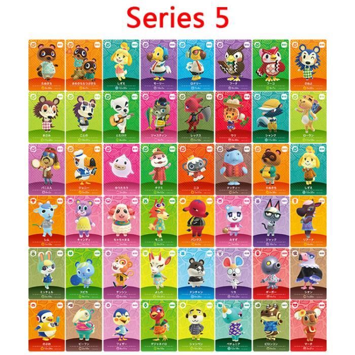 Carte amiibo Animal Crossing 8,6*5,4cm cm, tailles standard ,Series 1 2 3 4  ,(1-400) - Cdiscount