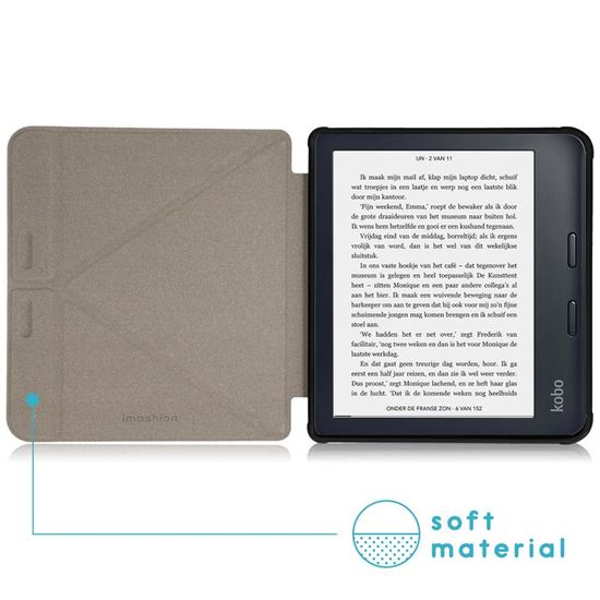 Étui Protection Xuanbeier Pour Kobo Libra/Tolino - Fonction Veille Automatique Et Dragonne