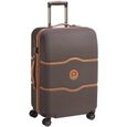 DELSEY - Valise trolley rigide - Chocolat - taille XXL - V : 134.67 L - 82 x 55 x 34 cm-0