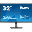 Ecran PC - IIYAMA - XUB3294QSU-B1 - 31,5" VA LED WQHD 2560 x 1440 - 4ms - 75Hz - HDMI DP-0