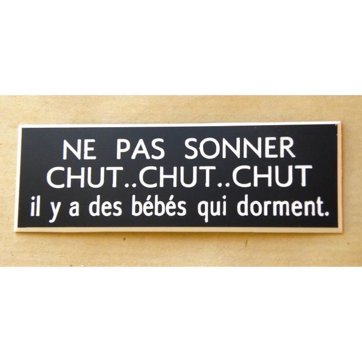 Home Decor Plaque Gravee Ne Pas Sonner Chut Chut Il Y A Bebe Qui Dort Ft 70x0 Mm Home Garden Home Decor Plaque Gravee Ne Pas Sonner Chut Chut Il Y A Bebe Qui Dort Ft 70x0 Mm Home Garden