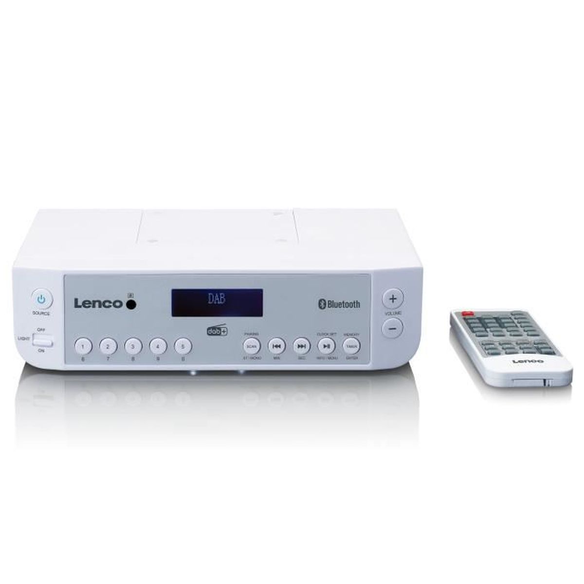 LENCO KCR-150WH RADIO De Cuisine FM Bluetooth, CD Blanc EUR 94,98