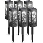Lampe Solaire - QJRRX - Lot de 6 - Design Arbre - Énergie Solaire - Extérieur