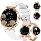 WENZYLIQUOX Montre Connectée Femme avec Appel Bluetooth, 1.28"AMOLED Smartwatch,Sport Tracker d'activité 100+ Sportifs,SpO2,Cadeau Collier