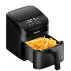 BALITTA DEIME Air Fryer - 4.3L Friteuse sans Huile - 8 Programm es Automatiques -1400W - Silencieux - Ecran digital - lave-vaisselle(Noir)