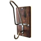 MOONMINI PORTE CASQUE Support de Casque Moto Mural de Rotation 180° Affichage avec Double Crochet Suspension pour Rangement Exposition