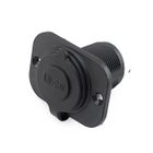 QIFULL Portable Universal 12V-24V Prise d'Allume-Cigare étanche de Moto Voiture prise d'adaptateur(Noir)