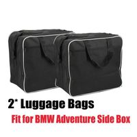 (Deux sacs latéraux)Sacs intérieurs noirs pour moto BMW R1250 R1250 gs aventure, sacs à bagages, bretelles de cou de moto