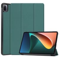 Coque Xiaomi Pad 5 - Housse Xiaomi Pad 5 Pro 5G  (11") - Léger PU Cuir Antichoc Etui - Vert