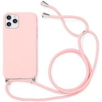 Coque Cordon de Serrage Pour iPhone 11 Pro Max (6.5") Rose Couleur Unie Souple Anti-Choc Anti-Rayure Silicone