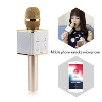 Q7 Microphone sans fil Bluetooth V4.0 KTV MIC Portable-OR