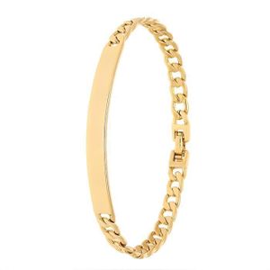 Bracelet Or Jaune Maille Américaine - Femme - 689,99 €