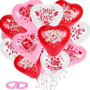 BALLON DÉCORATIF  Lot 36 ballons Latex Saint Valentin amour décorati