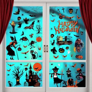 STICKERS - STRASS Décorations De Fenêtre D'Halloween - Statique Déco