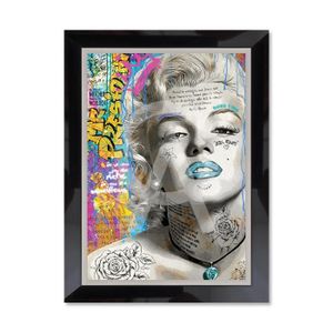 Cadre Photo Marilyn Monroe 40 X 50 Cm Noir Plastique