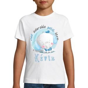 T-SHIRT Kévin | T-Shirt Enfant pour Jeune garçon de 4 à 8 