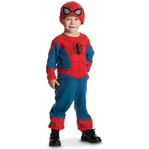 Déguisement Spiderman avec masque éclairé 3-4 ans - Marvel