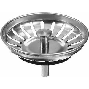 Cache-trou d'évier de cuisine en acier inoxydable, noir, 5,1 cm, bouchon de  trou pour robinet d'évier de cuisine étanche