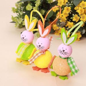 A Folewr-8 1 Set //3Pcs P/âques D/écoration Table Oeufs et Lapin Color/é Mignon Cadeau pour Enfants