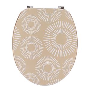 Abattant WC Bambou Benkstein® - Abaissement Automatique - Antibactérien - Quick Release - Facile à Nettoyer