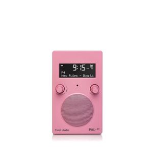 ENCEINTE NOMADE TIVOLI AUDIO – Radio PAL+BT DAB+/FM Bluetooth – Rose