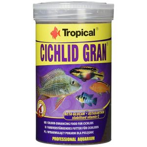 COMBUSTIBLES TROPICAL Cichlid Granulat pour Aquariophilie 1000 ml - C-009